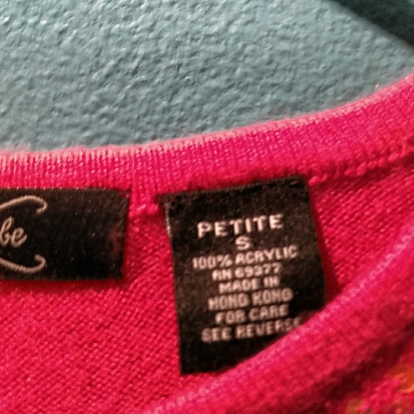 Absolutely Crystal Kobe Sweater Dark Pink Size PS - Picture 5 of 5